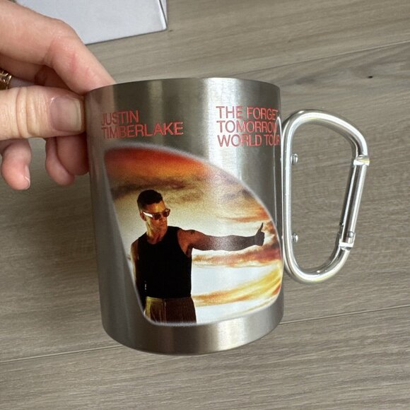 Justin Timberlake Forget Tomorrow Tour VIP Merch / Cup License Plate Frame Tote - Picture 6 of 9